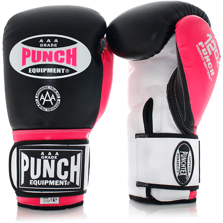 Punch Equipment MULTI-ITEM 902053 ~ TROPHY GET GLOVES PINK/BLACK New zealand nz vaughan